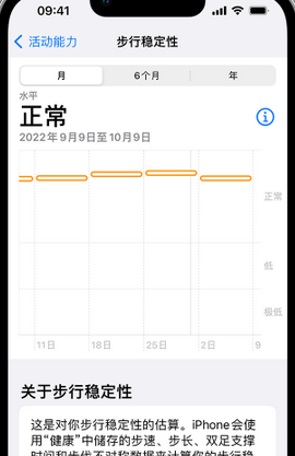 吉隆iPhone手机维修如何在iPhone开启'步行稳定性通知'