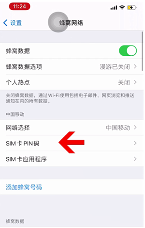 吉隆苹果14维修网分享如何给iPhone14的SIM卡设置密码 